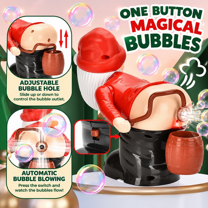 🔥Christmas Sale 50% OFF🎅 Farting Santa Bubble Machine💨 Funny Holiday Party Toy & Gift🎁